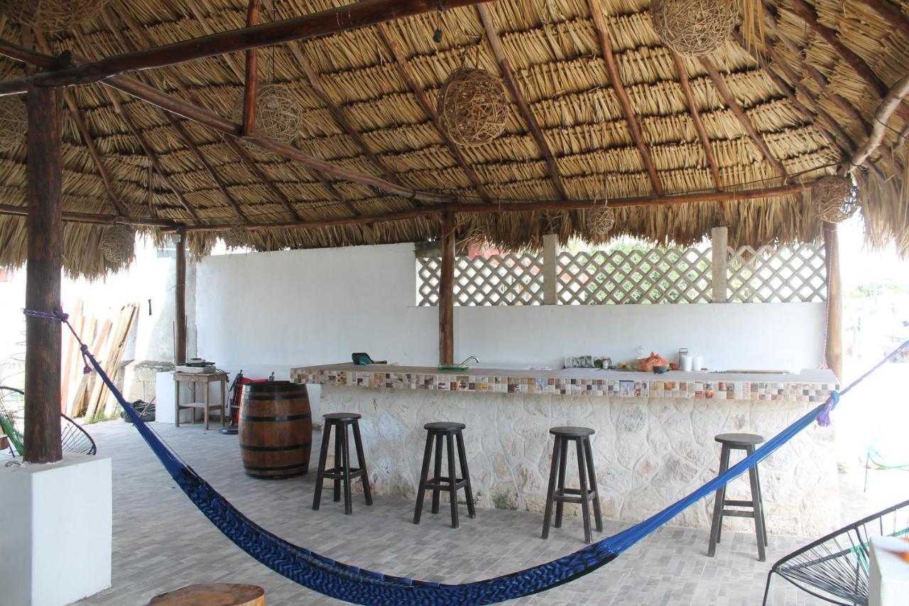 Hotel Szapot Bacalar Bagian luar foto