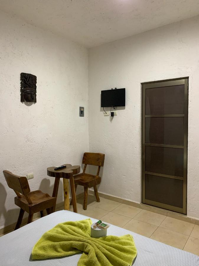 Hotel Szapot Bacalar Bagian luar foto