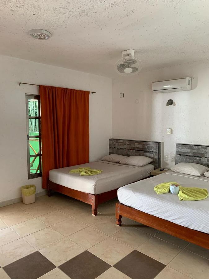 Hotel Szapot Bacalar Bagian luar foto