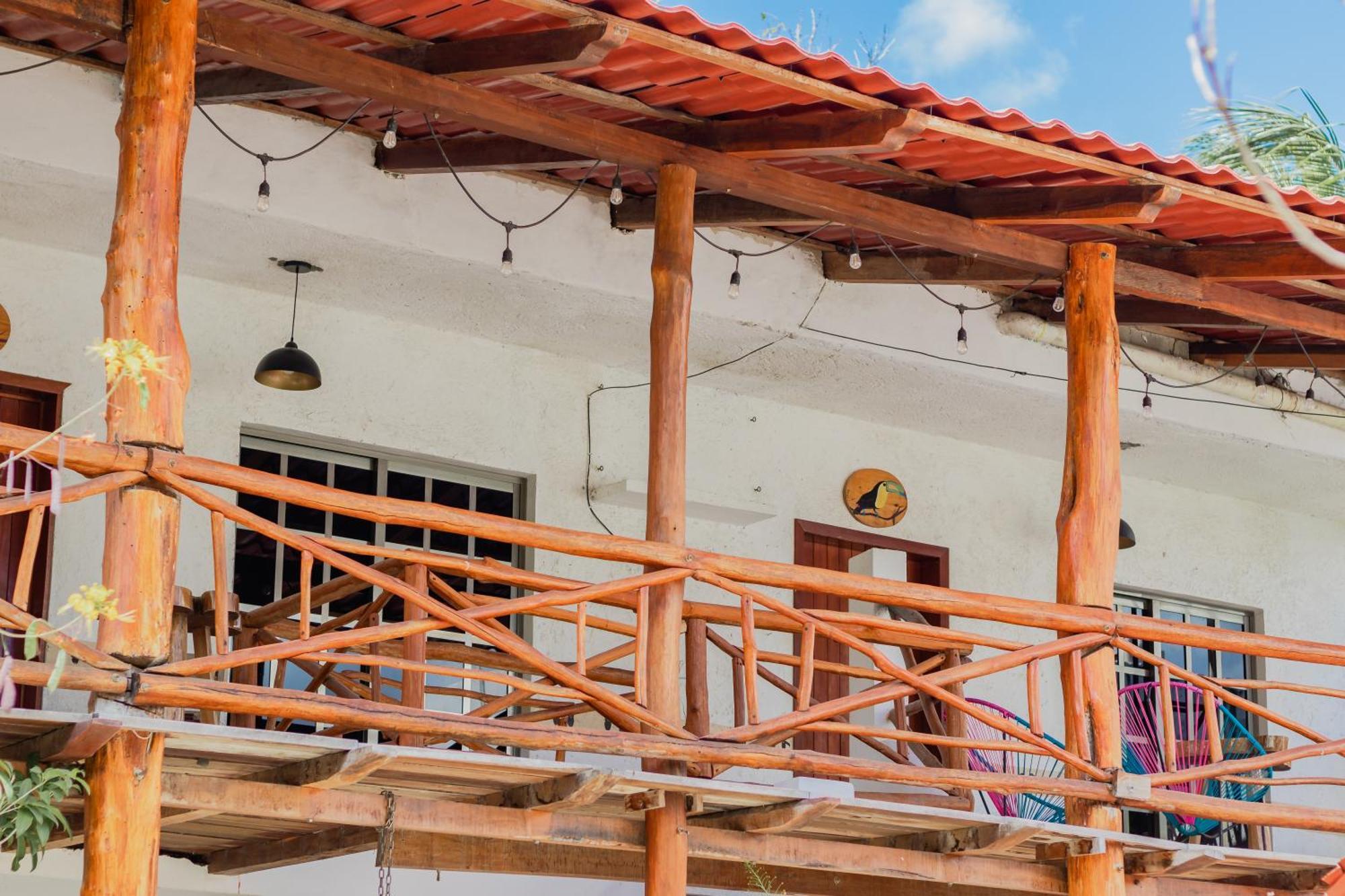 Hotel Szapot Bacalar Bagian luar foto