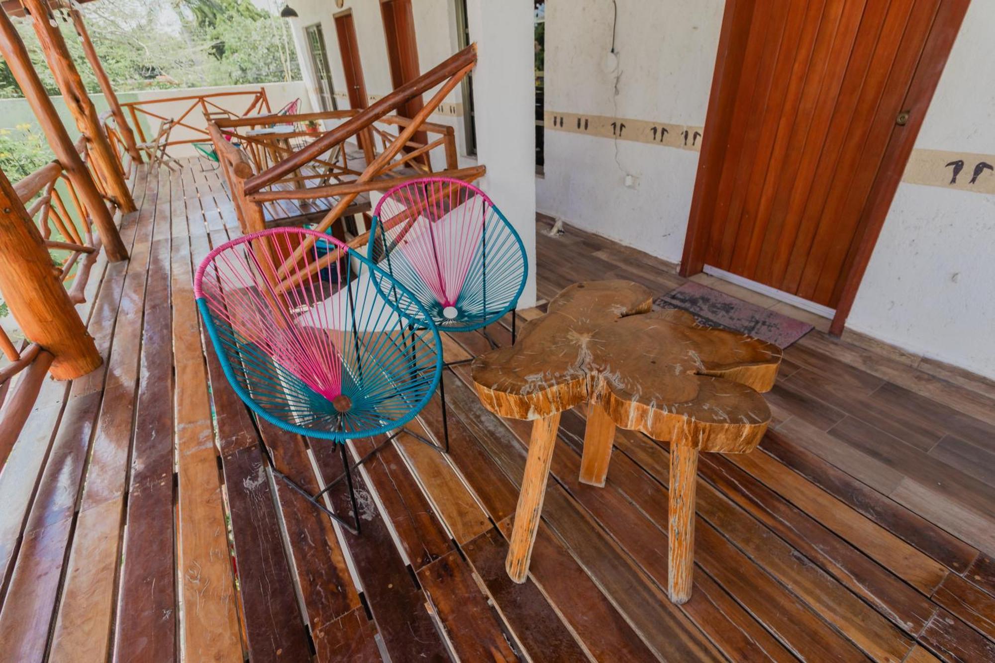 Hotel Szapot Bacalar Bagian luar foto