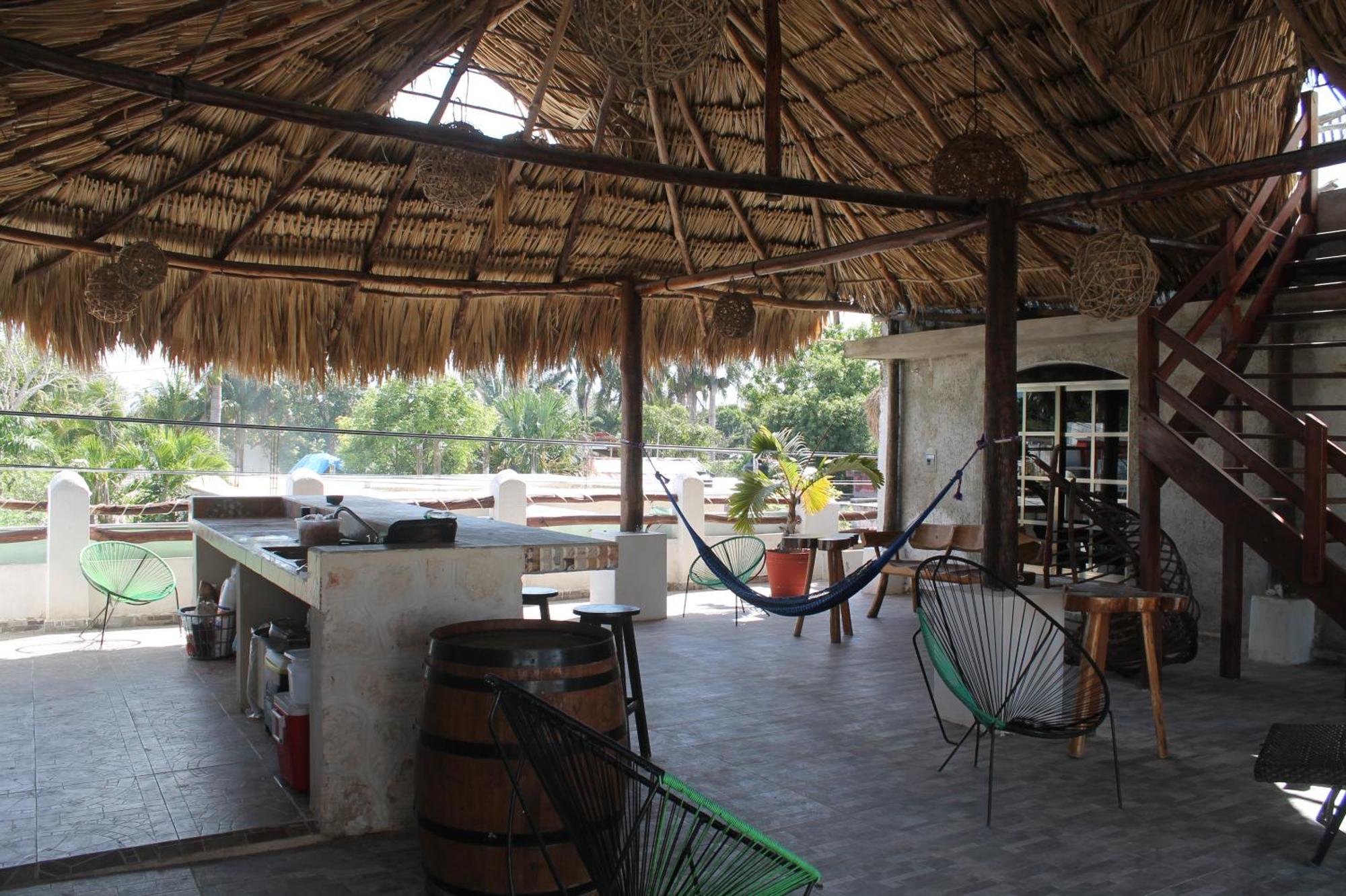 Hotel Szapot Bacalar Bagian luar foto